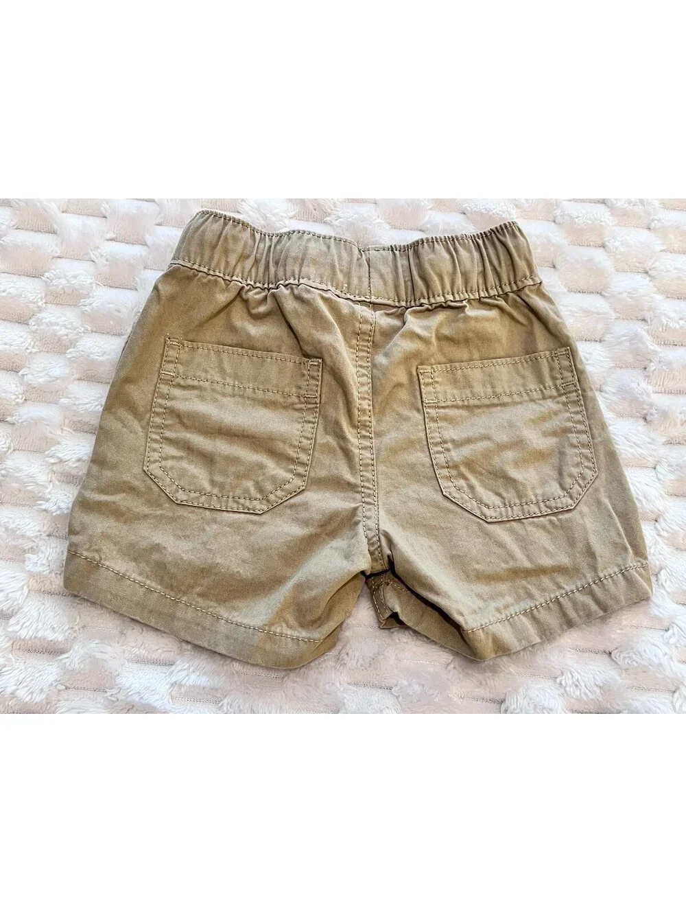 TCP Baby Boy Chino Style Pull-on Shorts; 2-pk (Khaki & Navy; Size 6-9m)